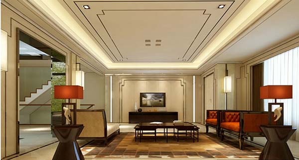 新中式裝修設(shè)計(jì)，會舍裝修設(shè)計(jì)圖（一）