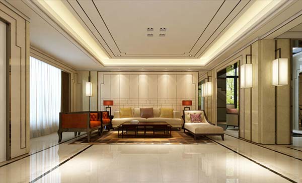 新中式裝修設(shè)計(jì)，會舍裝修設(shè)計(jì)圖（一）