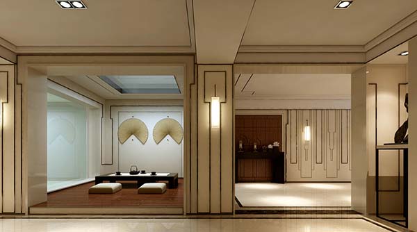 新中式裝修設(shè)計(jì)，會舍裝修設(shè)計(jì)圖（一）