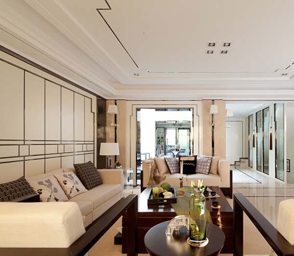 新中式裝修設(shè)計，會舍裝修設(shè)計圖（一）