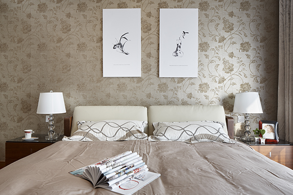 新中式裝修設(shè)計，會舍裝修設(shè)計圖(四)