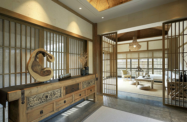 新中式裝修設(shè)計(jì)，會(huì)舍裝修設(shè)計(jì)圖(五)