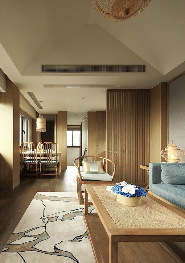 新中式裝修設(shè)計，會舍裝修設(shè)計圖(五)