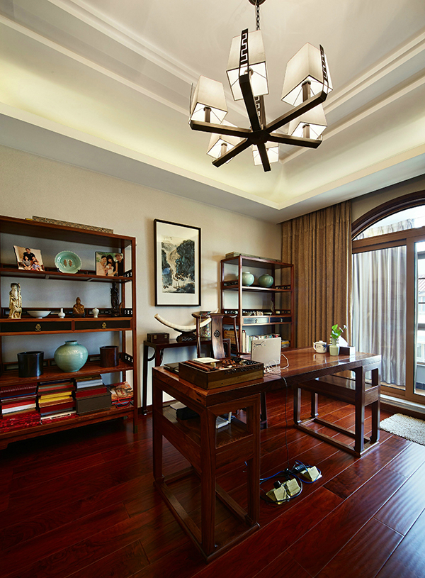 新中式裝修設(shè)計(jì)，會(huì)舍裝修設(shè)計(jì)圖(八)