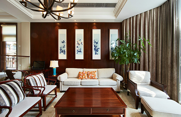 新中式裝修設(shè)計(jì)，會(huì)舍裝修設(shè)計(jì)圖(八)