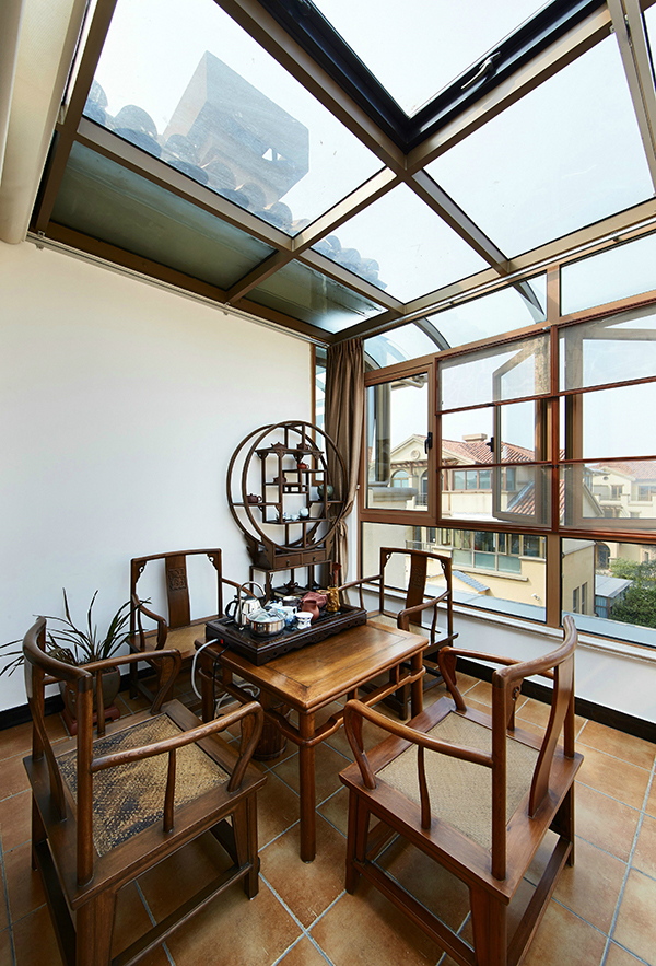 新中式裝修設計，會舍裝修設計圖(八)