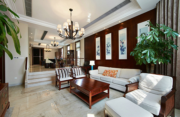 新中式裝修設計，會舍裝修設計圖(八)