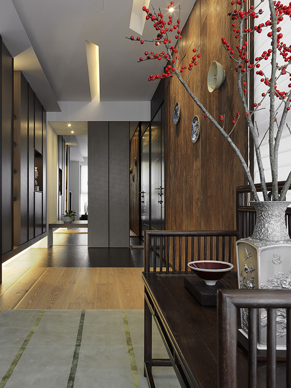 新中式裝修設計，會舍裝修設計圖(十一)