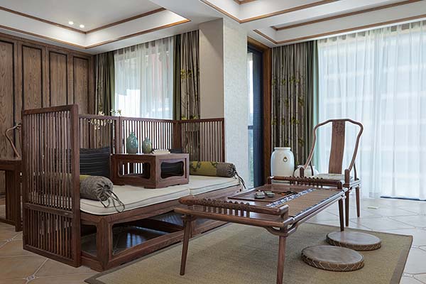 會舍裝修設(shè)計(jì)圖，新中式會舍裝修（三）