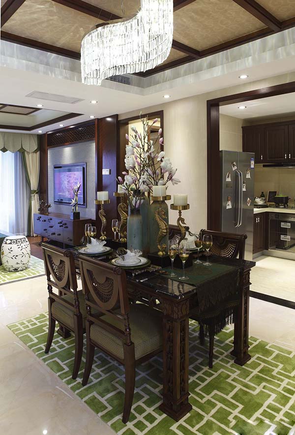 會舍裝修設(shè)計圖，新中式會舍裝修（七）