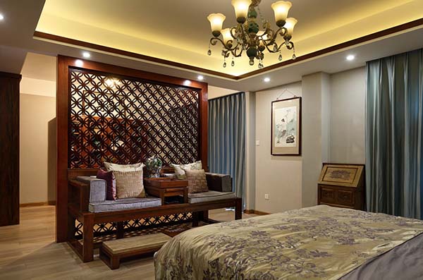 新中式裝修設(shè)計，裝修設(shè)計會舍圖(二)