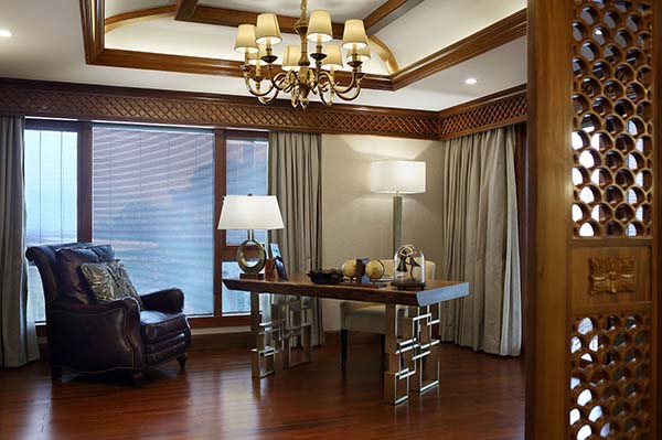 新中式裝修設(shè)計(jì)，裝修設(shè)計(jì)會(huì)舍圖(三)