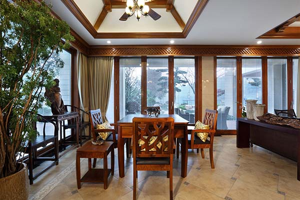 新中式裝修設(shè)計(jì)，裝修設(shè)計(jì)會(huì)舍圖(三)