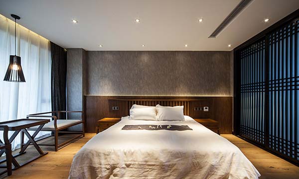 新中式裝修設計，裝修設計會舍圖(六)