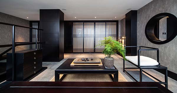 新中式裝修設計，裝修設計會舍圖(六)