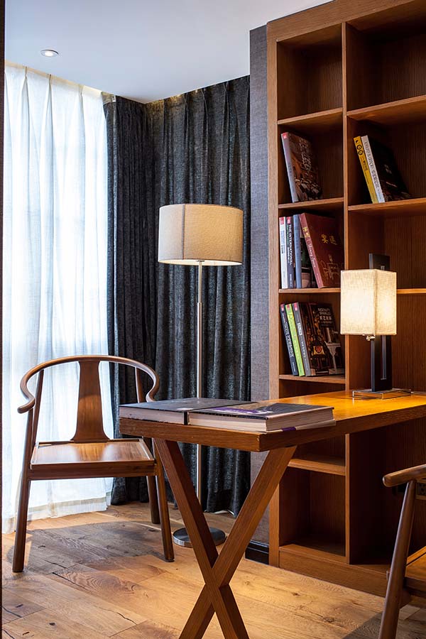 新中式裝修設(shè)計，裝修設(shè)計會舍圖(六)