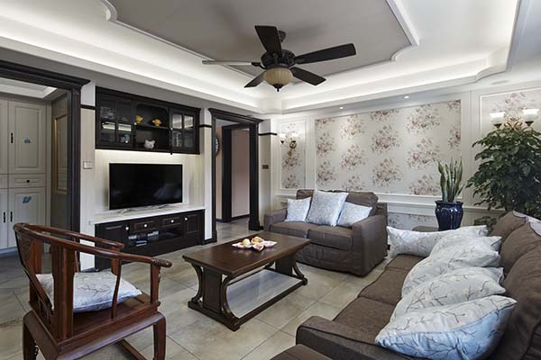 新中式裝修設(shè)計，裝修設(shè)計會舍圖(七)