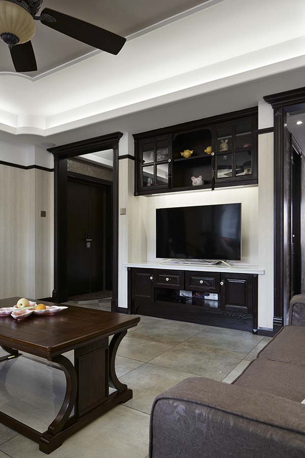 新中式裝修設計，裝修設計會舍圖(七)