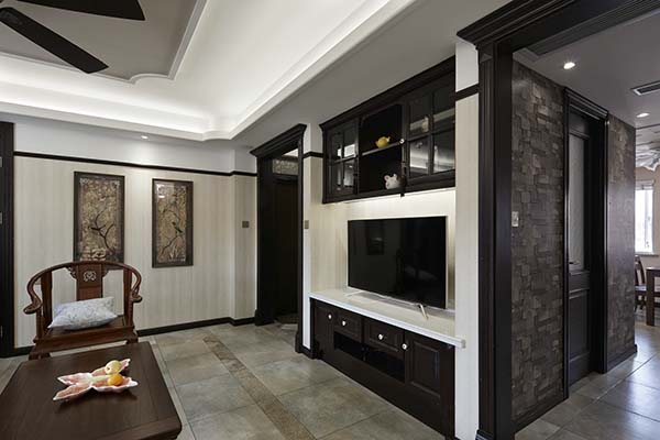 新中式裝修設計，裝修設計會舍圖(七)