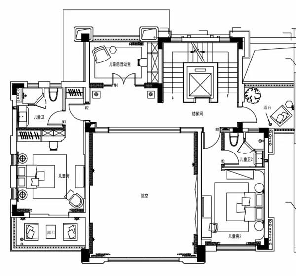 新中式裝修設(shè)計，裝修設(shè)計會舍圖(八)