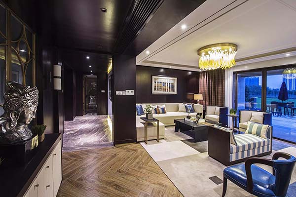 新中式裝修設(shè)計(jì)，裝修設(shè)計(jì)會(huì)舍圖(八)