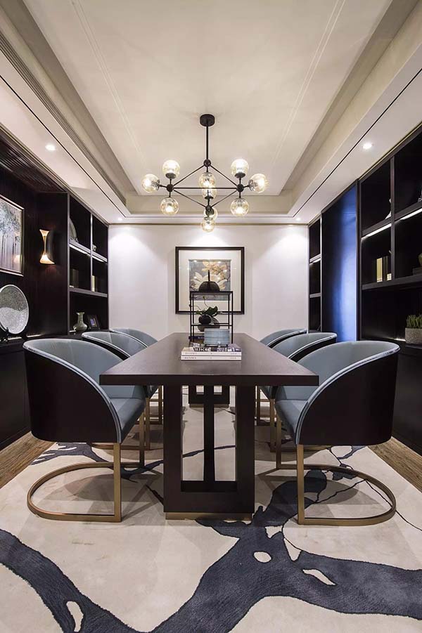 新中式裝修設(shè)計(jì)，裝修設(shè)計(jì)會(huì)舍圖(八)