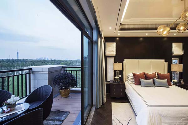 新中式裝修設(shè)計，裝修設(shè)計會舍圖(八)