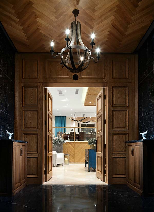 新中式裝修設(shè)計(jì)，裝修設(shè)計(jì)會舍圖(九)