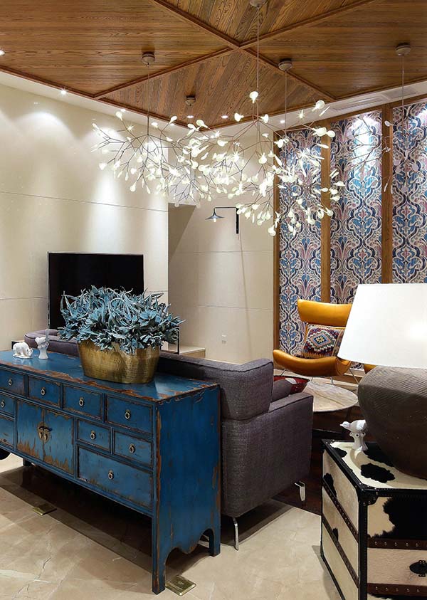 新中式裝修設(shè)計，裝修設(shè)計會舍圖(九)