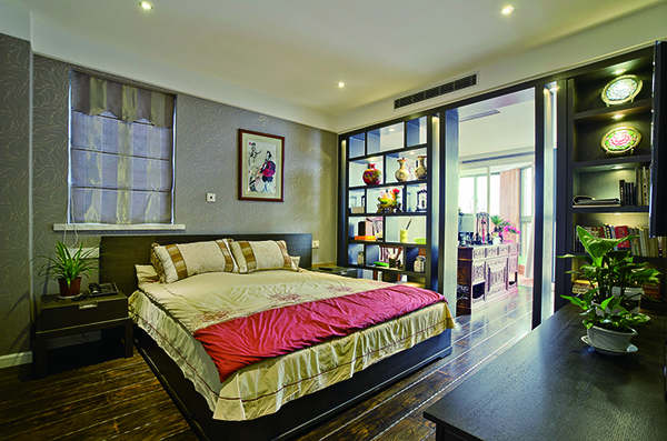 會舍荷塘月色風格的裝修設計，新中式裝修設計