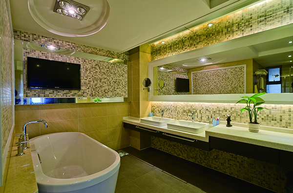 會舍荷塘月色風格的裝修設計，新中式裝修設計