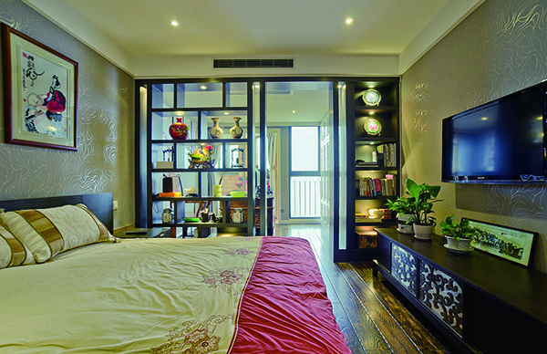 會舍荷塘月色風格的裝修設計，新中式裝修設計