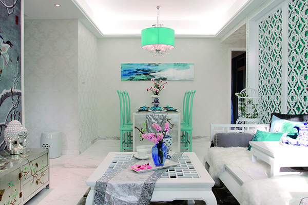 新中式裝修設計，沁蘭風格
