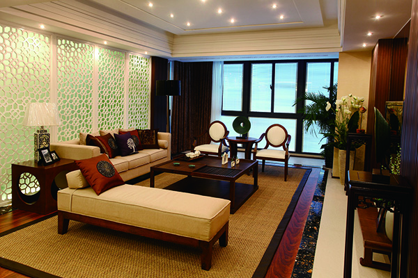 新中式會(huì)舍裝修設(shè)計(jì)圖，書(shū)香門第