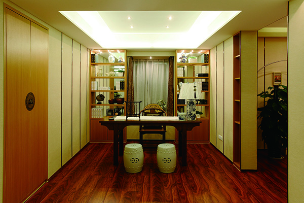 新中式會(huì)舍裝修設(shè)計(jì)圖，書(shū)香門第