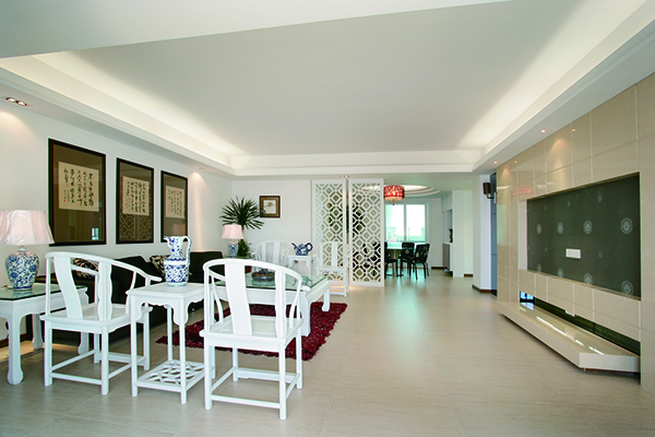 星河灣，新中式會(huì)舍裝修設(shè)計(jì)