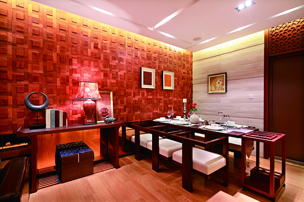 金沙西園，新中式會舍裝修設(shè)計
