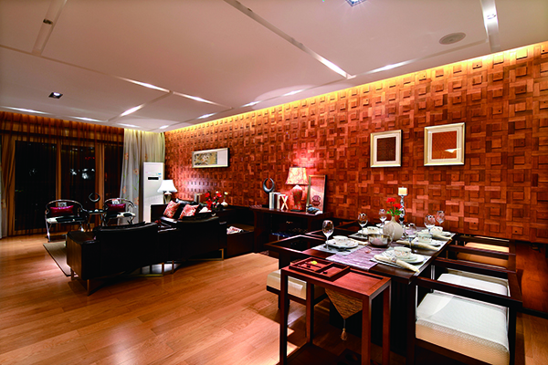 金沙西園，新中式會舍裝修設(shè)計