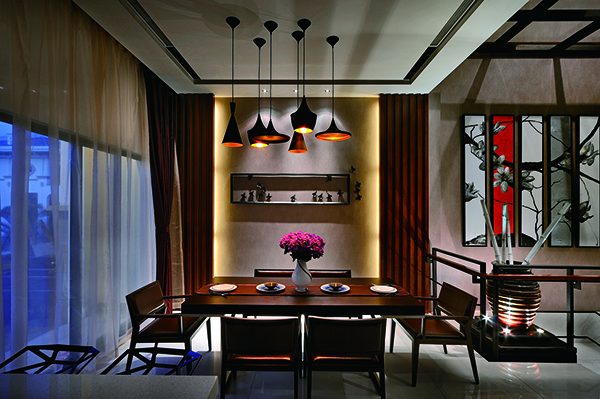 名城港灣，簡約風新中式別墅裝修設計