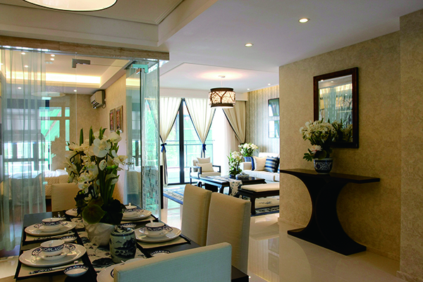 新中式別墅裝修設(shè)計(jì)，愛(ài)上青花瓷