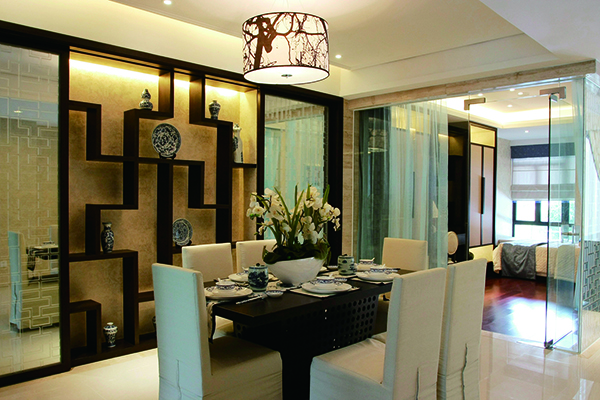 新中式別墅裝修設(shè)計(jì)，愛(ài)上青花瓷