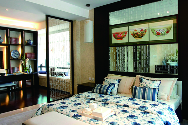 新中式別墅裝修設(shè)計(jì)，愛(ài)上青花瓷