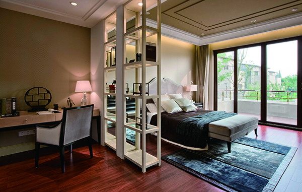 高爾夫別墅，新中式裝修別墅