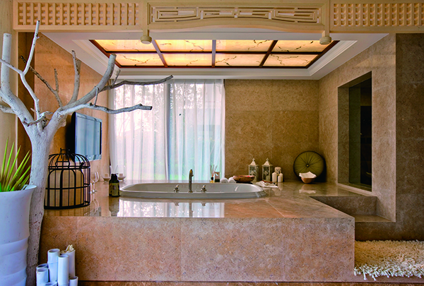 高爾夫別墅，新中式裝修別墅