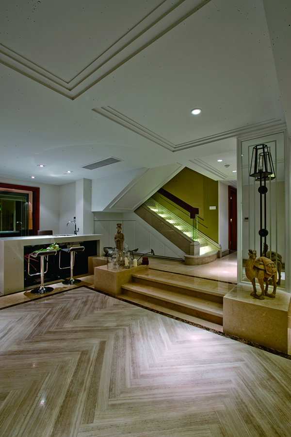 高爾夫別墅，新中式裝修別墅