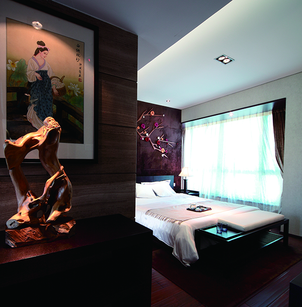 新中式別墅裝修，天邑灣樣板圖