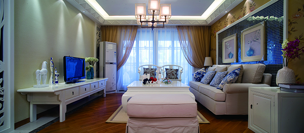 會(huì)舍裝修設(shè)計(jì)新中式裝修設(shè)計(jì)，金色港灣