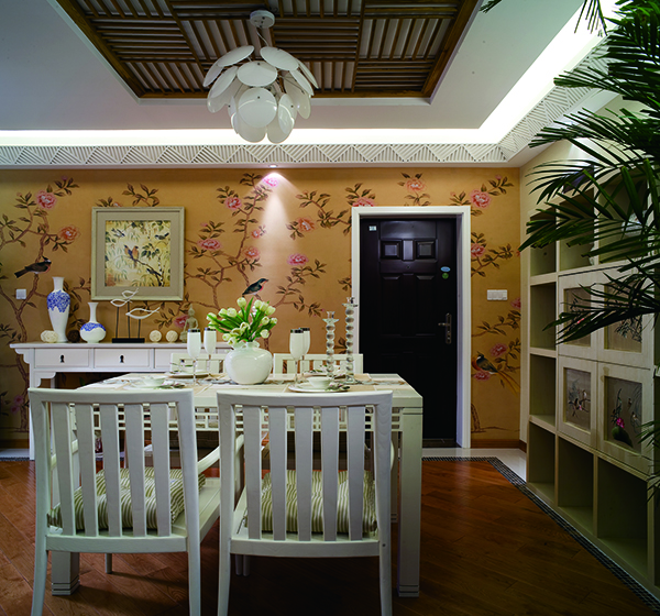 會舍裝修設計新中式裝修設計，金色港灣