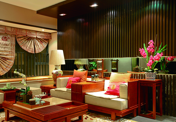 中源名苑，會舍新中式裝修設(shè)計(jì)