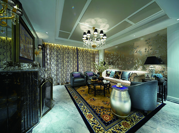 新中式會舍裝修設(shè)計，紫晶山